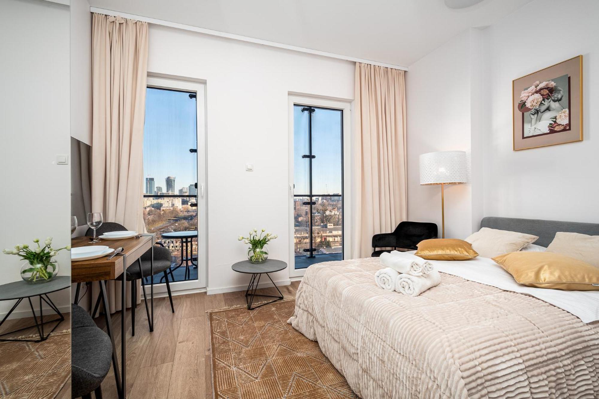 Apartment Kasprzaka 29 Wola Tower Free Garage By Perfect